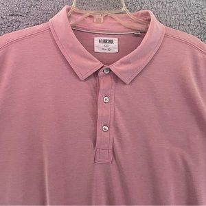 Linksoul Polo Shirt Mens XXL 2XL Tempus Fugit Golf Short Sleeve Luxury Cotton